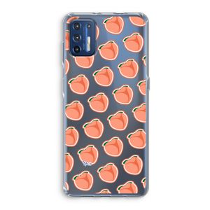 Just peachy: Motorola Moto G9 Plus Transparant Hoesje