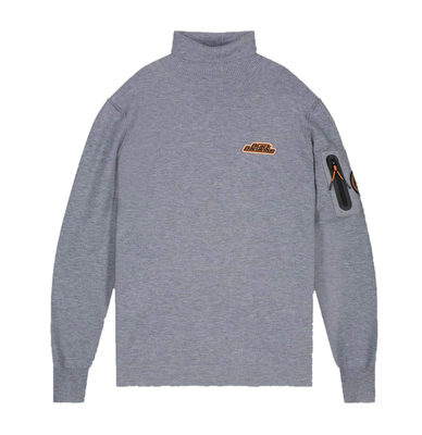 Black Bananas Thunder Turtleneck Senior Grey/Orange - Maat L - Kleur: Grijs | Soccerfanshop