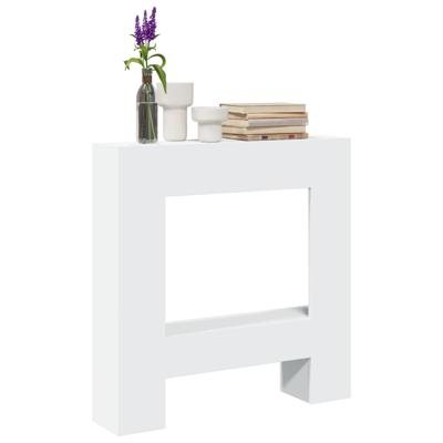 Haardombouw 81x18x82 cm bewerkt hout wit