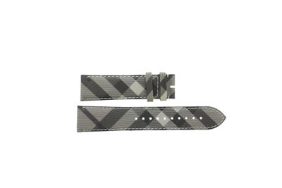 Horlogeband Burberry BU9361 Leder Multicolor 22mm