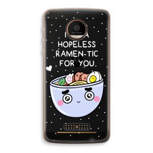 I'm A Hopeless Ramen-Tic For You: Motorola Moto Z Force Transparant Hoesje