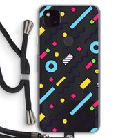 8-bit N°8: Pixel 4a 5G Transparant Hoesje met koord