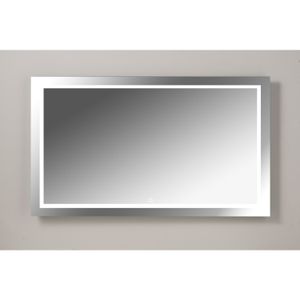 Badkamerspiegel Xenz Sirmione 140x70cm met Rondom Ledverlichting en Spiegelverwarming