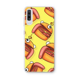 Hamburger: Samsung Galaxy A70 Transparant Hoesje