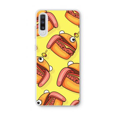 Hamburger: Samsung Galaxy A70 Transparant Hoesje
