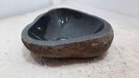 Aufsatzwaschbecken aus Flussstein RM0532, 44x36x15 cm