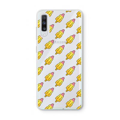 Waterijsjes: Samsung Galaxy A70 Transparant Hoesje