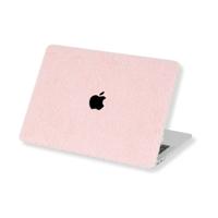 Lunso MacBook Air 13 inch (2018-2020) cover hoes - case - Teddy Puffy Lichtroze