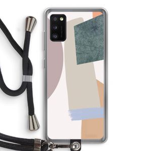 Lindo: Samsung Galaxy A41 Transparant Hoesje met koord