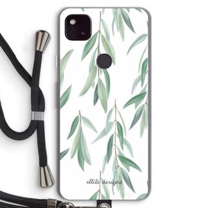 Branch up your life: Pixel 4a 5G Transparant Hoesje met koord