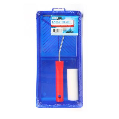 Veba Lakroller schilderset - extra fijn - verfbak en beugel - Verfset - Schuim rollers