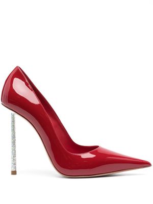 Le Silla escarpins Bella 120 mm à fini verni - Rouge