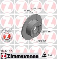 Remschijf Coat Z 100121720