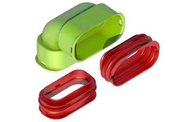 Air Excellent AE35sc Bocht 90° verticaal set