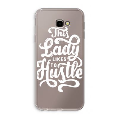 Hustle Lady: Samsung Galaxy J4 Plus Transparant Hoesje