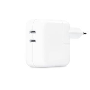 Apple 35W Dual USB-C® Port Power Adapter MW2K3ZM/A Laptop netvoeding Geschikt voor Apple product: iPhone, iPad, MacBook