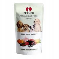 PETNER Junior Mini Beef with rabbit - natvoer voor honden - 500g PETNER Junior Mini Beef with rabbit - natvoer voor honden - 500g