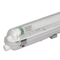 HOFTRONIC™ 25x LED T8 TL armatuur IP65 120 cm 3000K 18W 2880lm 160lm/W Flikkervrij koppelbaar