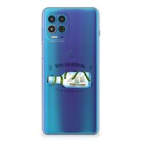 Motorola Moto G100 Telefoonhoesje met Naam Boho Bottle