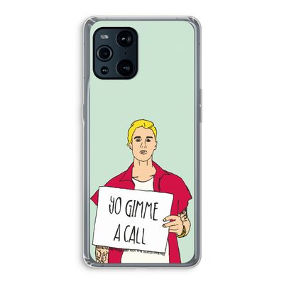 Gimme a call: Oppo Find X3 Pro Transparant Hoesje