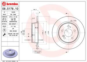 Brembo Remschijven 08.5178.10