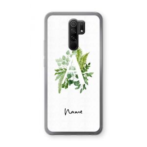 Green Brush: Xiaomi Redmi 9 Transparant Hoesje