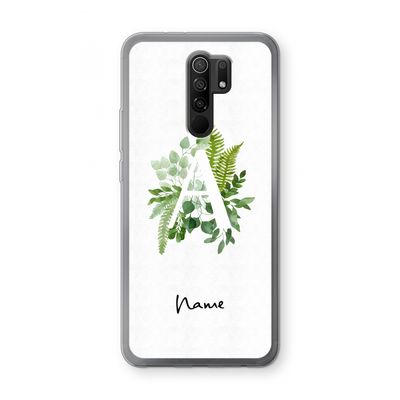 Green Brush: Xiaomi Redmi 9 Transparant Hoesje