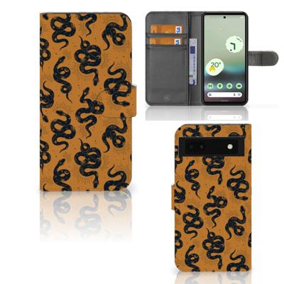 Telefoonhoesje | Met pasjeshouder | voor Google Pixel 6A Snakes