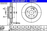 Powerdisc Remschijf 24033002071