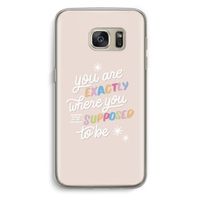 Right Place: Samsung Galaxy S7 Transparant Hoesje
