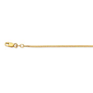 Glow 201.0338.24 Ketting Gourmetschakel geelgoud 1,4 mm 38 cm