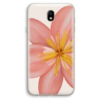Pink Ellila Flower: Samsung Galaxy J7 (2017) Transparant Hoesje
