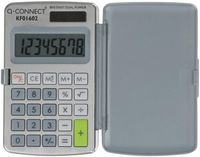 Q-CONNECT KF01602 calculator Pocket Basisrekenmachine Grijs, Wit - thumbnail