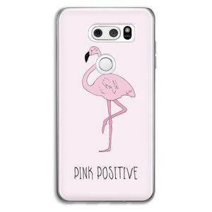 Pink positive: LG V30 Transparant Hoesje