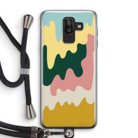Baar B: Samsung Galaxy J8 (2018) Transparant Hoesje met koord