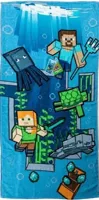 Minecraft Strandlaken Dive 70 x 140 cm - katoen Minecraft Strandlaken Dive 70 x 140 cm - katoen