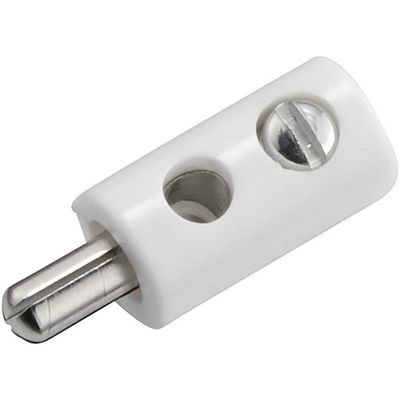 Kahlert Licht Miniatuur-banaanstekker Stekker, recht Stift-Ø: 2.6 mm Bruin 1 stuk(s) Piece