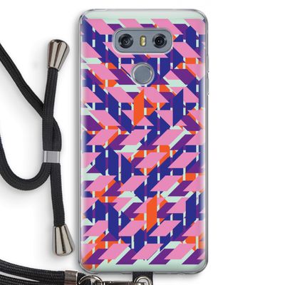 Skew Blush 3: LG G6 Transparant Hoesje met koord