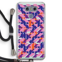 Skew Blush 3: LG G6 Transparant Hoesje met koord