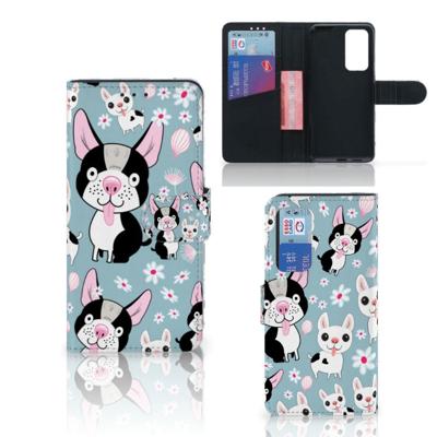 Huawei P40 | Telefoonhoesje | Met pasjeshouder | Hondjes