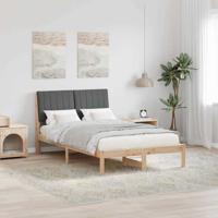 Bedframe met hoofdeinde Bruin 120 x 190 cm Stof Bedframe met hoofdeinde Bruin 120 x 190 cm Stof