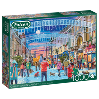 Christmas in Cardiff Puzzel 1000 Stukjes