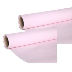 Cosy & Trendy Tafelloper - 2x - papier - licht roze - 480 x 40 cm