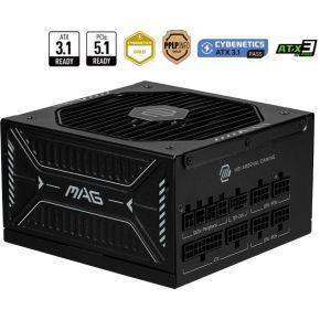 MSI MAG A850GLS PCIE5 power supply unit 850 W 24-pin ATX ATX Zwart