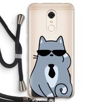 Cool cat: Xiaomi Redmi 5 Transparant Hoesje met koord