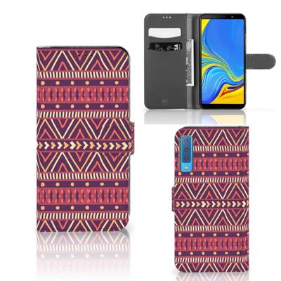 Samsung Galaxy A7 (2018) | Telefoon Hoesje | Aztec Paars