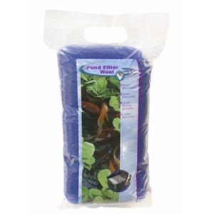VT Filterwatten Blauw 250g - Voor Helder Vijverwater, Grove Textuur, Hoog Waterdoorlatend