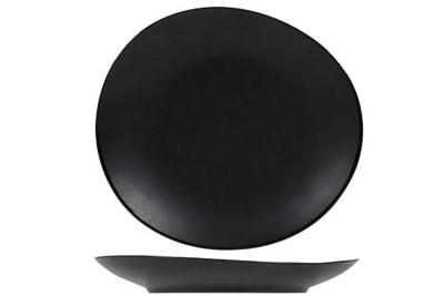 Cosy & Trendy Ontbijtbord / Dessertbord Vongola Black - 22 x 20 cm