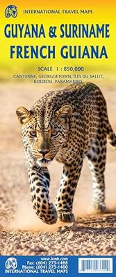 Wegenkaart - landkaart Guyana / Suriname / Frans Guyana | ITMB