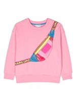 Marc Jacobs Kids sweat en coton à détail appliqué - Rose - thumbnail